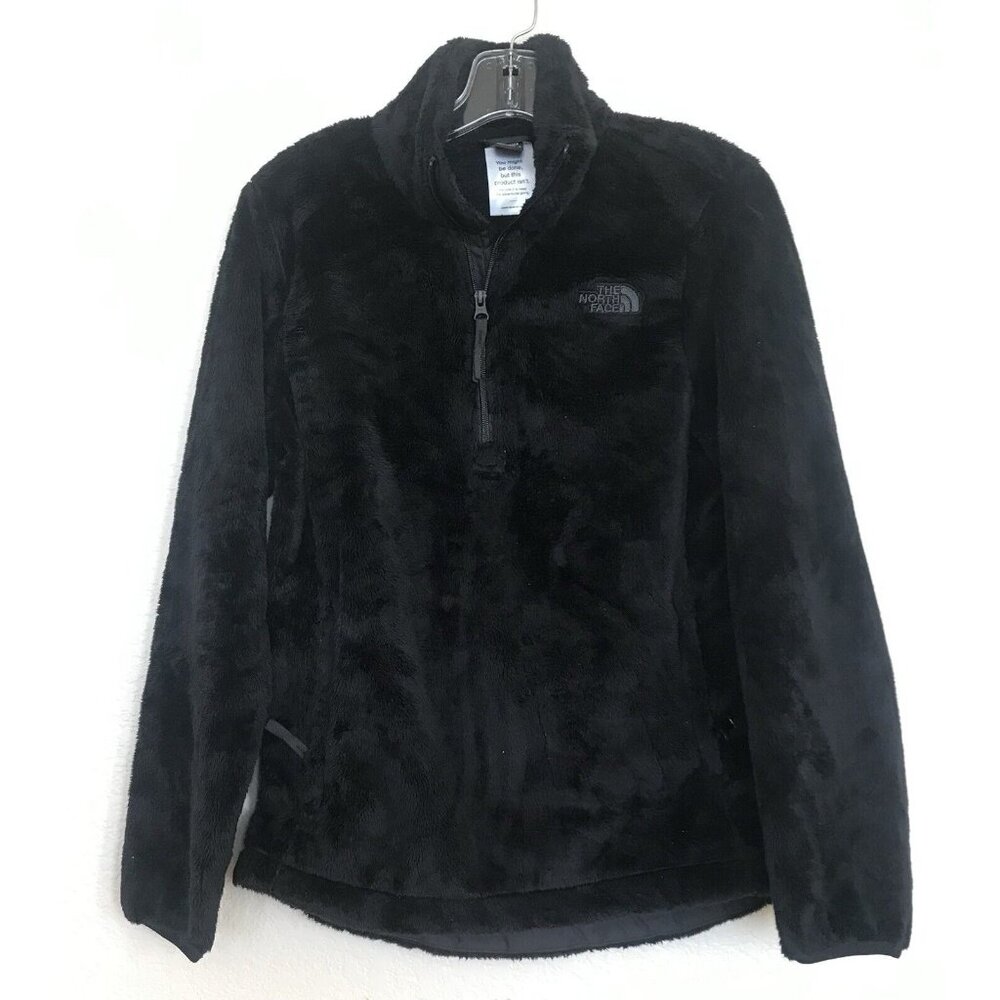The North Face Women's Jacket Osito 1/4 Zip Long Sleeve Soft Fleece Coat Medium